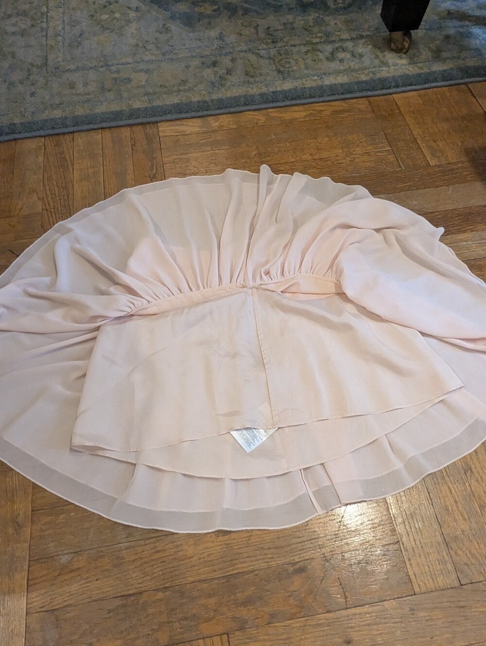 Vintage Banana Republic Pink & Black Skirt(s) Ruffle tiered pleated Bundle 4 - Picture 10 of 16
